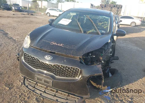 2017 Kia Sportage Lx из США, поврежденный, VIN KNDPMCAC9H7294577